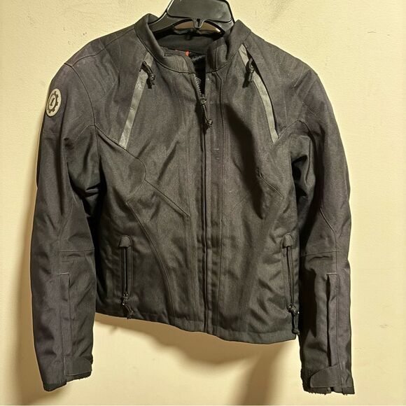 Women's FIRSTGEAR Padded Contour TEX Motocycle Jacket- Size Large - Picture 9 of 14